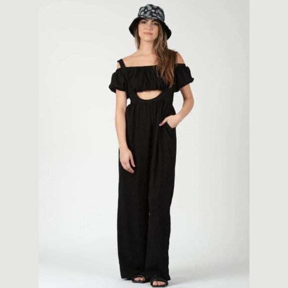 Lucca Couture Women's Megara Overall Jumpsuit - Picture 1 of 7